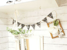 切って通すだけ!100円で3コも出来ちゃうオシャレなガーランド