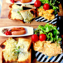 いつもの朝食も!カッティングボードde♡カフェ風モーニング