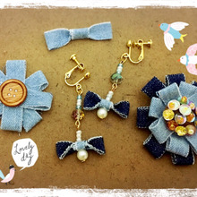 ダイソーのデニムヤーンでcuteな小物作り