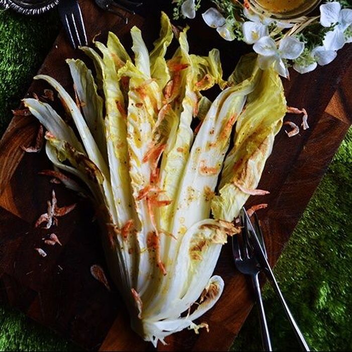 アンチョビ&桜えびをまとったドレス白菜