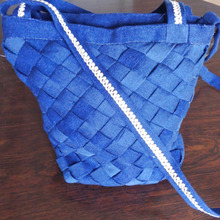 ジーンズリメイク、メッシュワーク2WAYバック