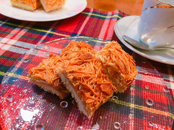 素麺でフロランタン♪