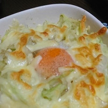 オーブントースターで★簡単★焼きチーズキャベツ