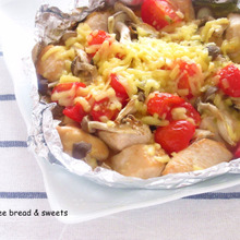 トースターで簡単!鶏肉ときのこの味噌焼き