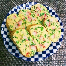 巻かずにしっとり♡我が家のニラ玉だし巻き玉子