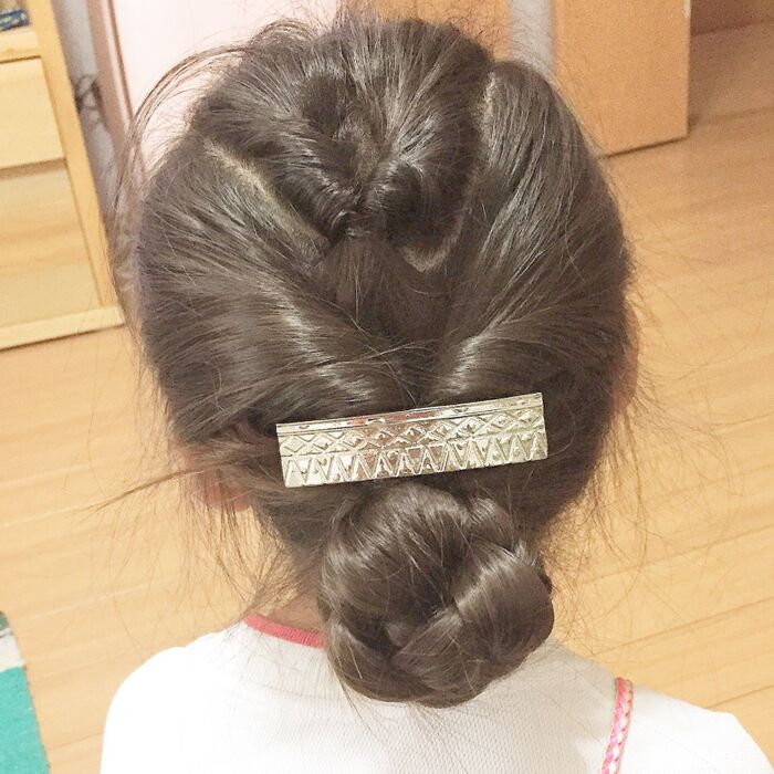 くるりんぱと三つ編みで可愛く涼しいヘアアレンジ☆*: