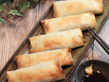 ヘルシー簡単!節約おかず もやしたっぷり揚げない春巻き