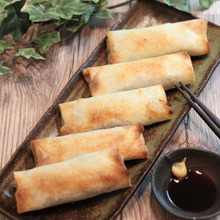 ヘルシー簡単!節約おかず もやしたっぷり揚げない春巻き