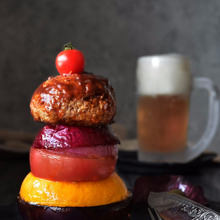 ハンバーグと野菜のほっとけ焼き