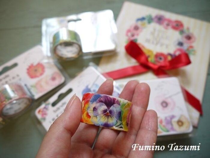 1枚ずつめくれるマステ