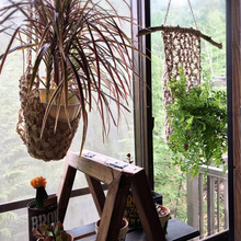 麻紐で編み編みプラハン(o´〰`o)❤