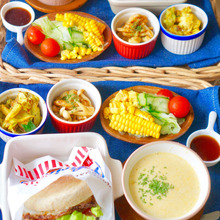 MUJIのカゴトレイde!プチプラお皿&グッズで朝食アメリカンテーブルコーディネート?