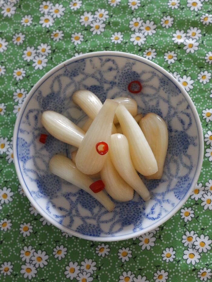 らっきょう甘酢漬け。