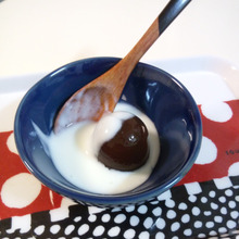 意外な組み合わせ! 水ようかん+ヨーグルトにハマります