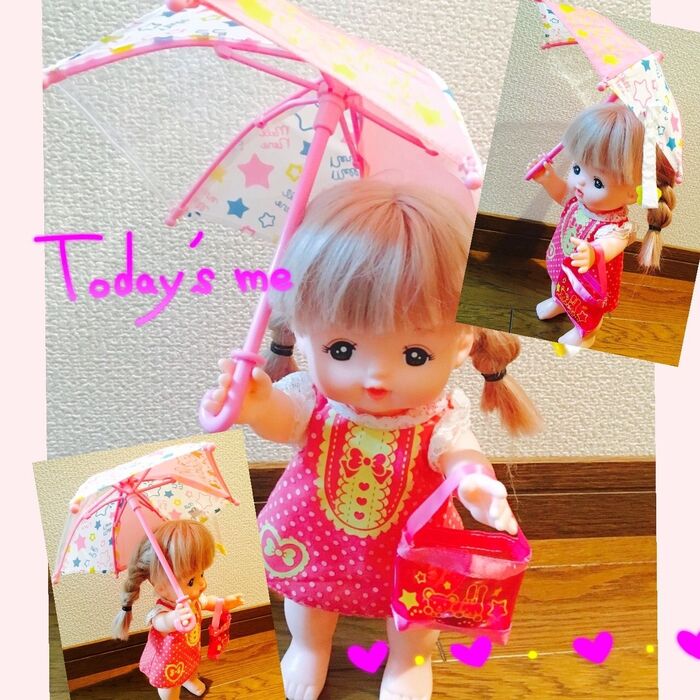メルちゃんグッズのオススメ品★ お手頃なのに作りしっかり!「かさセット」