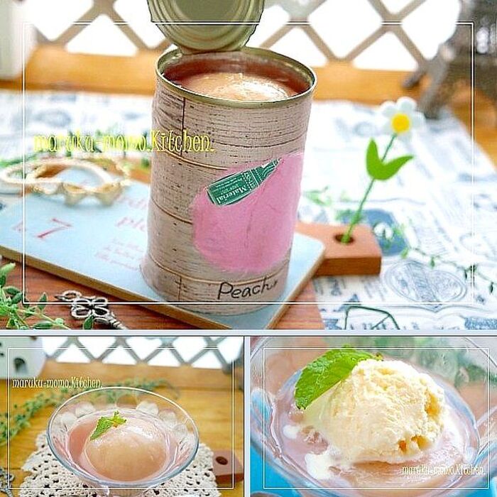 簡単♪ 自家製* 桃の缶詰