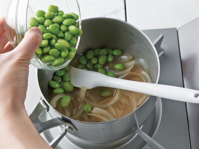 1.材料を加熱します