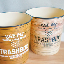 セリアで見つけた!ウッディなダストボックス5Lサイズ