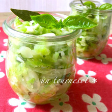 胃腸の働きを手助け☆即席‼︎バジルのザワークラウト