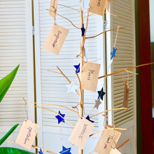 七夕に☆ぽち袋で短冊ツリー☆彡願い事と感謝を込めて!