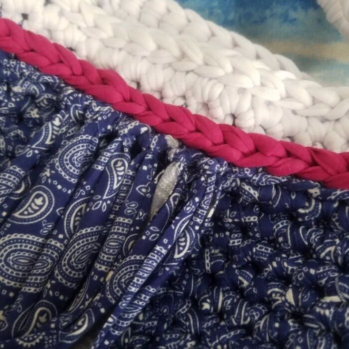 フリンジをつけて