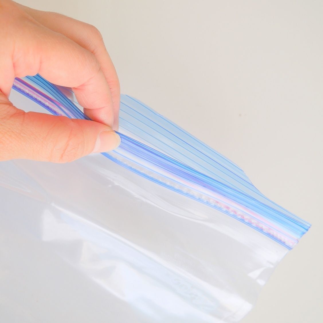 コストコのジップロックで、簡単冷凍!!