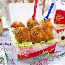 マヨネーズ効果♪カリッとジューシー!ゴマと海苔のササミフライ