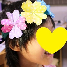 折り紙で幸せの四つ葉のクローバー★かわいいモアナ風花かんむり