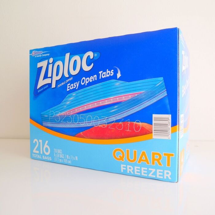 今回使ったコストコのジップロックの紹介です。