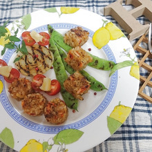 パインかほる、焼きおにぎり、グリエ野菜とともに・・・・