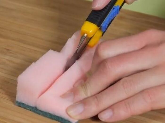【裏技】 スポンジを加工します