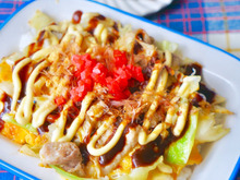 一度作ったら癖になる♪豚こま肉で!お好み焼き風たまご丼!!