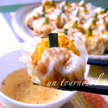 免疫力アップ効果♪お弁当にオススメ☆コロッとかわいいかぼちゃシューマイ