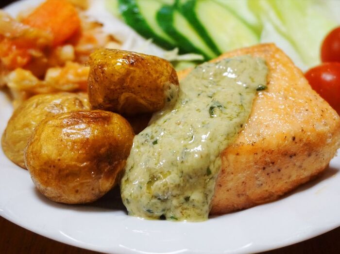 コストコのサーモンアレンジレシピ③ムニエル