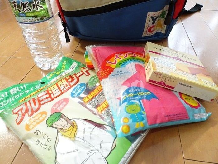 自分のリュックは、自分で用意する!