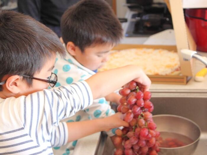 シードレスグレープの食べ方