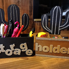 キャンドゥのサボテンで可愛い鉛筆スタンド(o´〰`o)❤