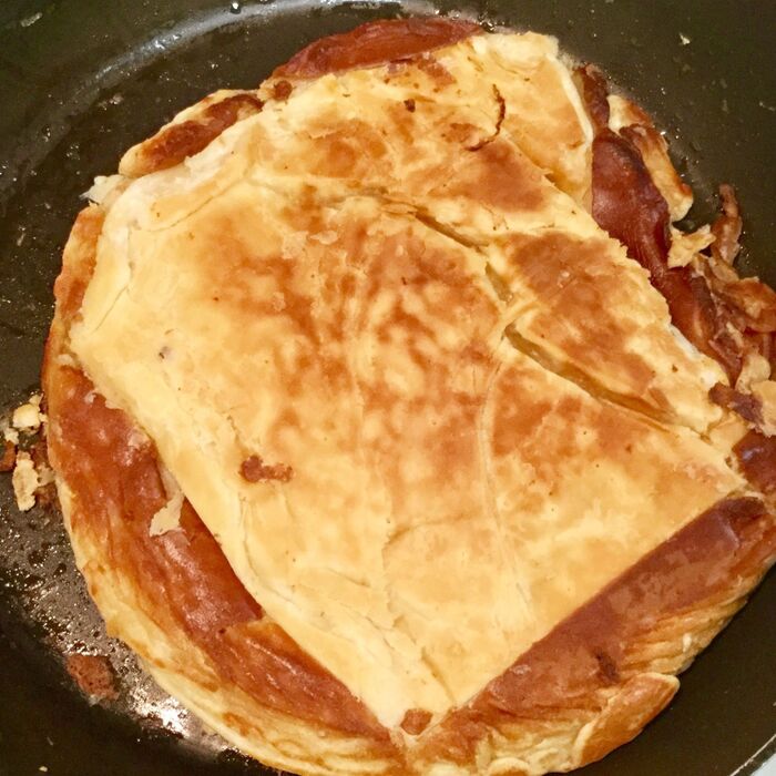 【工程】⑦ひっくり返す。