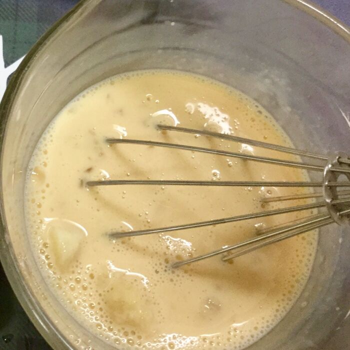 【工程】②バナナを潰す