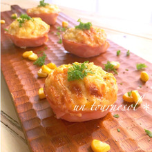 疲労回復効果‼お弁当にもオススメな☆とうもろこしキッシュinハムカップ