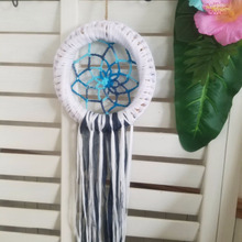 ダイソーのヤーンが勢揃い!サマードリームキャッチャーをハンドメイド