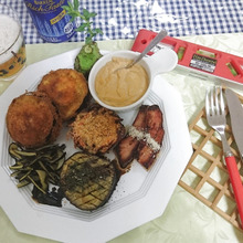 Grosd‘aubergine a ma facon 米茄子1本を丸ごと楽しむもちパパstyle