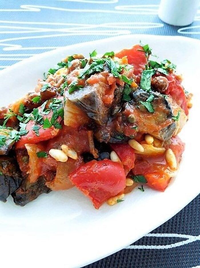 イタリアの定番夏の保存食!なすのカポナータ