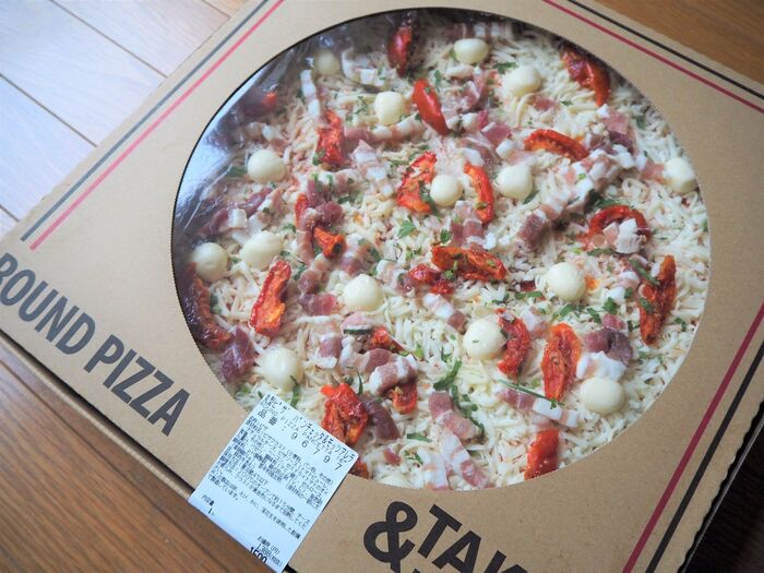 コストコ丸型ピザ★サイズと値段