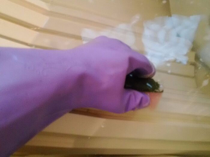 オキシクリーンの使い方(お風呂編②朝起きたら)