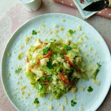 パルミジャーノでコクうまなコールスロー