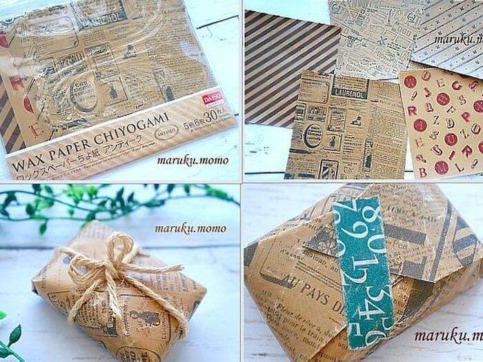 5種類入った♪使いやすいワックスペーパー