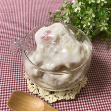 果物救済に⁉︎桃のフローズンヨーグルトアイス