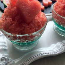旬のおいしさがいっぱい詰まったスイカのグラニータ♪