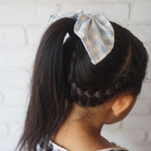 最近流行りのカタチ。【リボン】ヘアゴムを作ってみた
